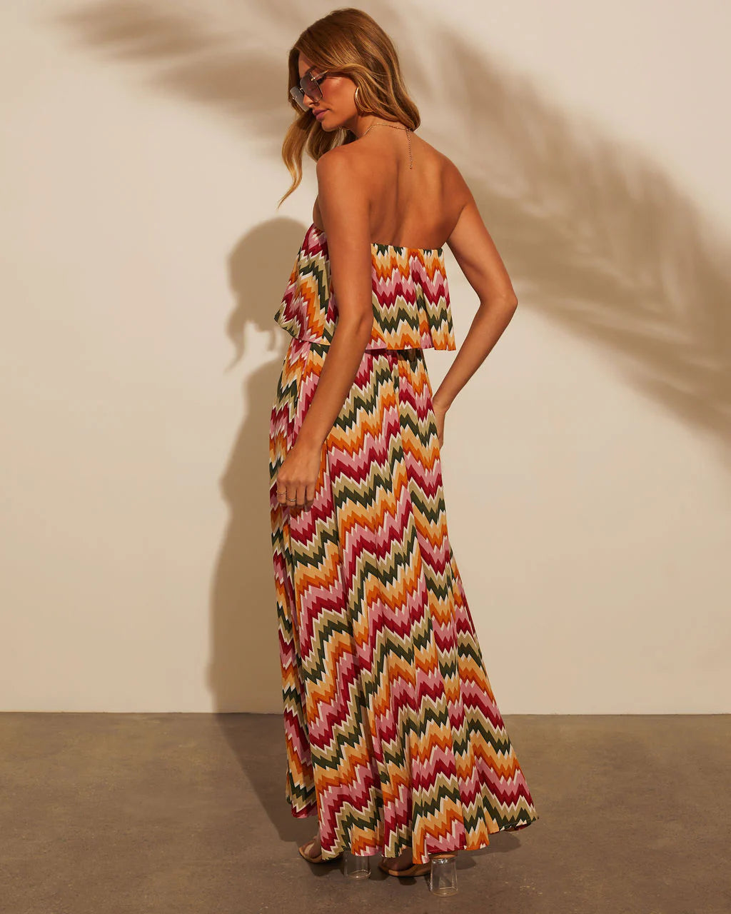 Normandy Strapless Printed Maxi Dress