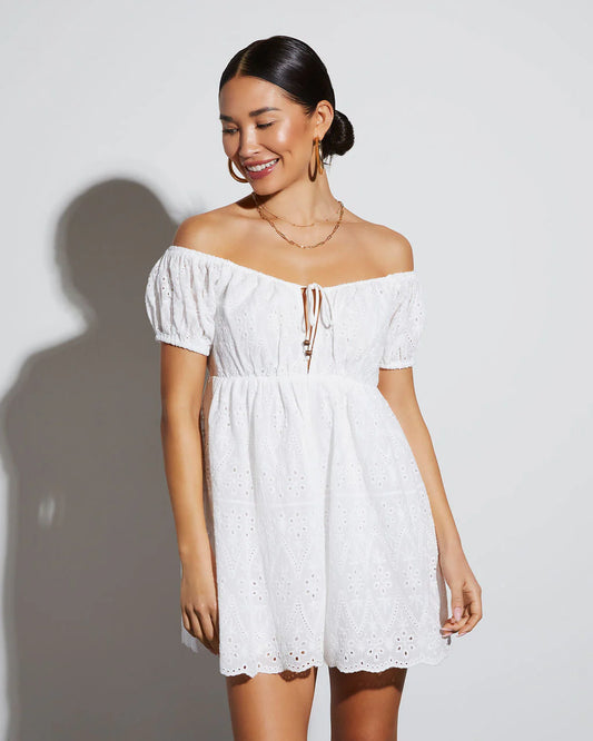 Enchanted Escape Eyelet Romper