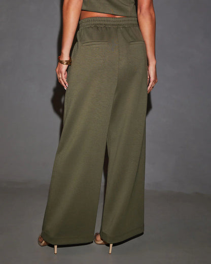 Sage High Rise Trouser Pants