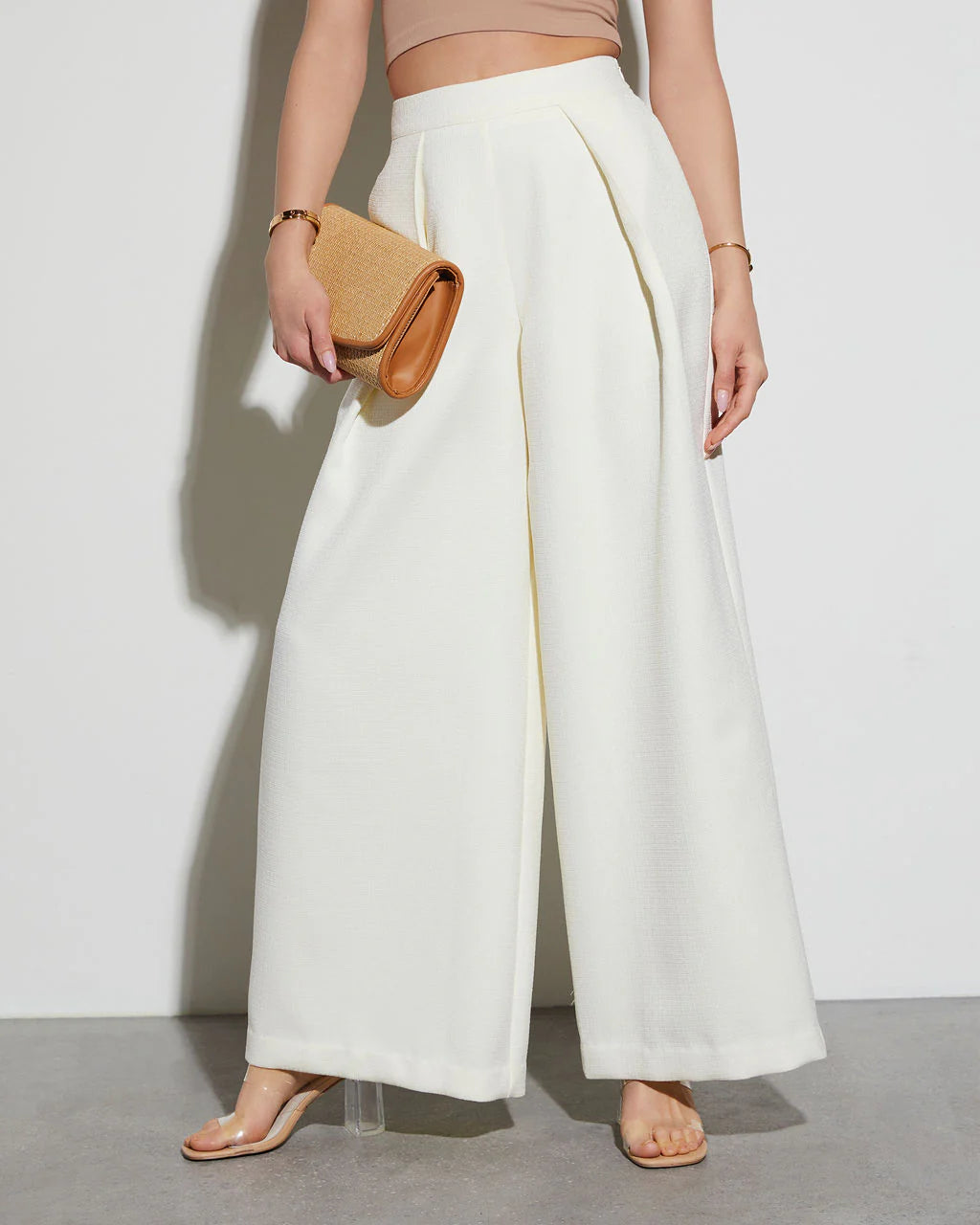 Emilio Tailored Wide Leg Pants