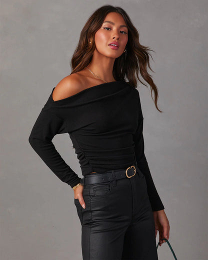 Karina Asymmetrical Crop Top