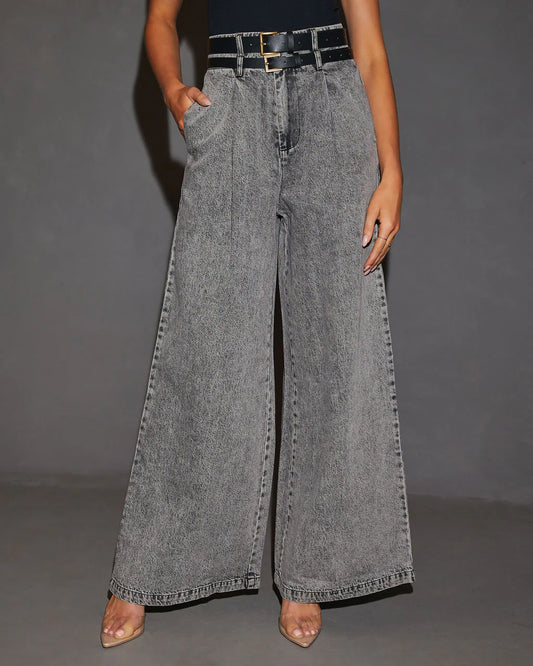 Kassie High Rise Wide Leg Jeans