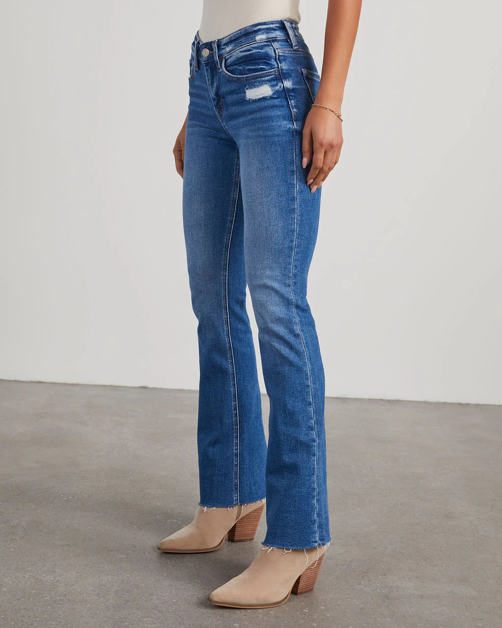 Kristi Mid Rise Bootcut Jeans