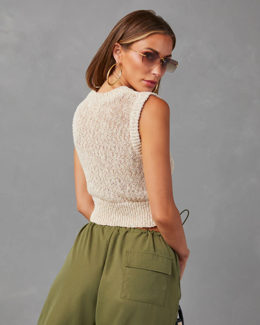 Gianni Sleeveless Sweater Knit Tank