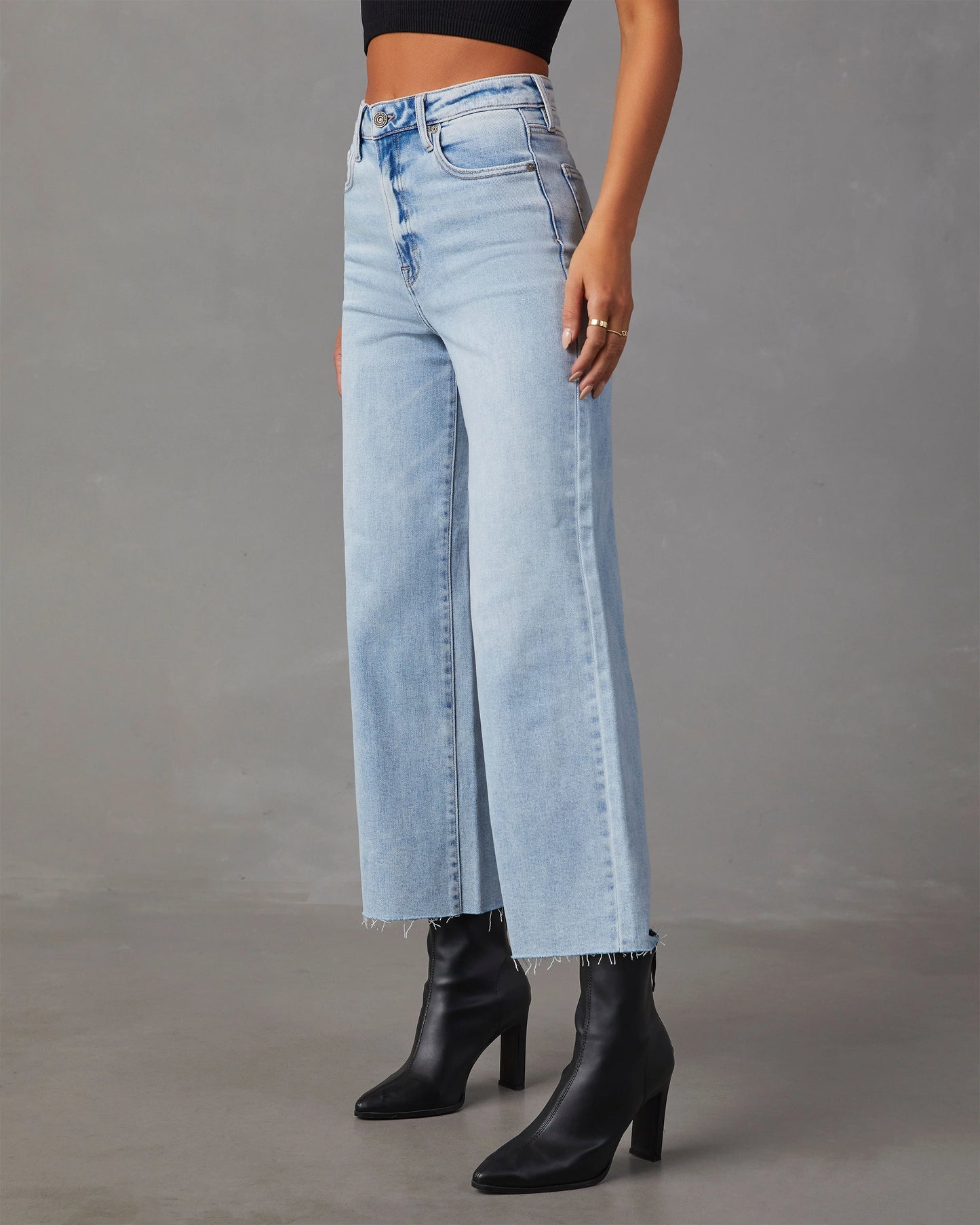 San Gabriel High Rise Wide Leg Jeans