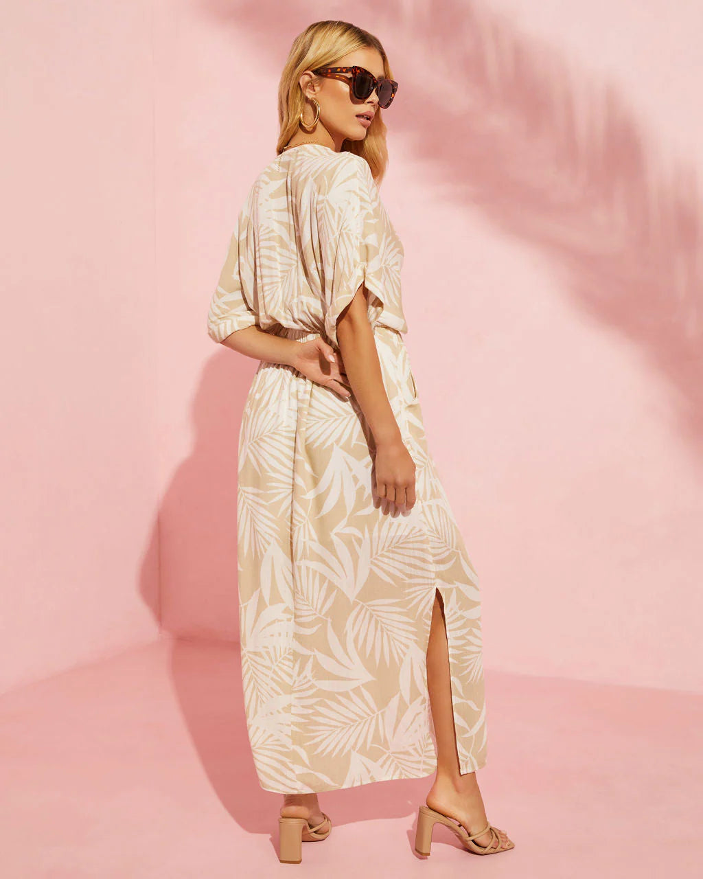 Sand And Sea Wrap Midi Dress