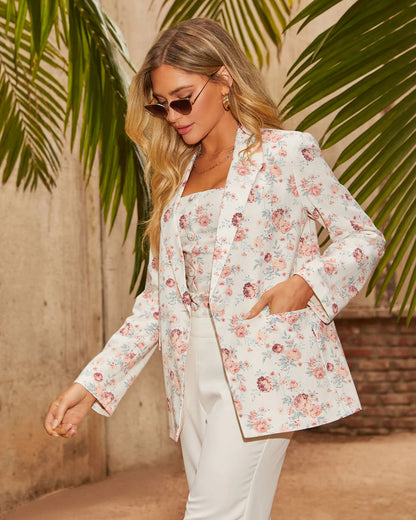 Lolita Floral Print Blazer