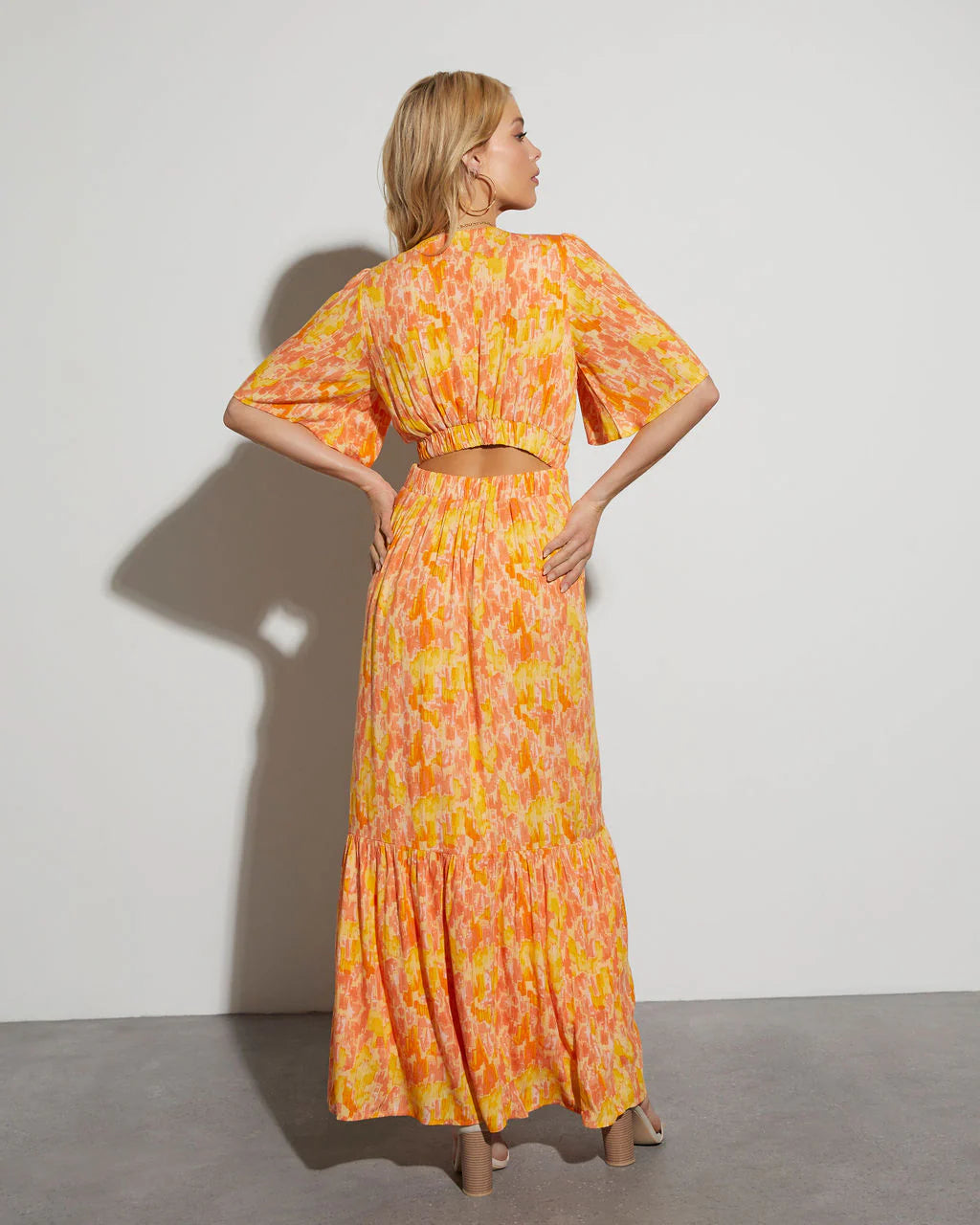 Ginger Tropical Maxi Dress