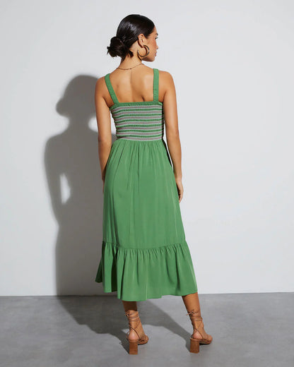 Simply Darling Square Neck Midi Dress