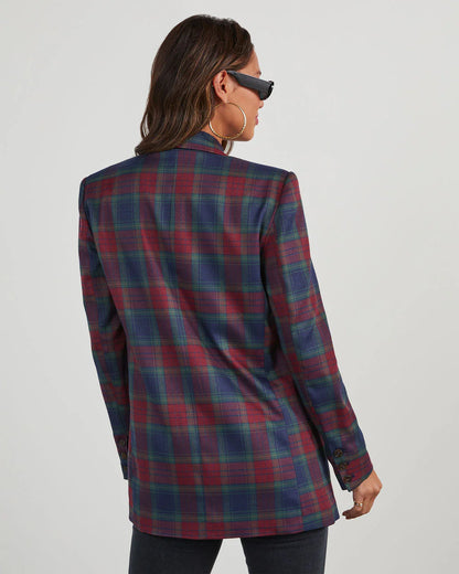 Jettie Plaid Blazer