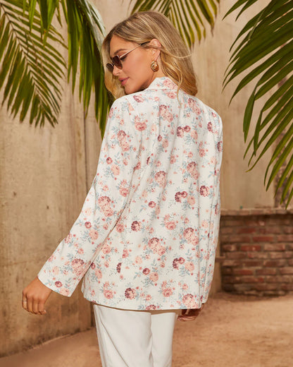 Lolita Floral Print Blazer