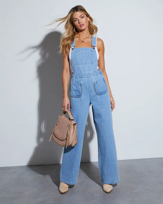 Merissa Wide Leg Overalls