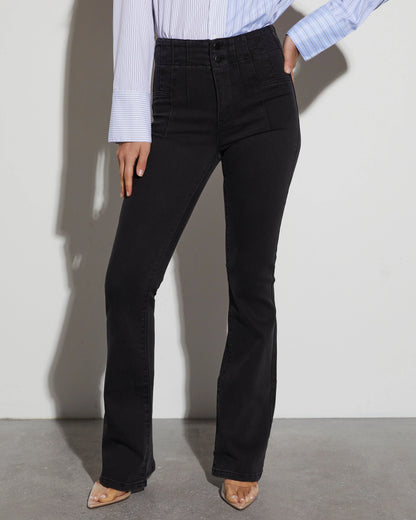 Dorian Ultra High Rise Stretch Flare Jeans