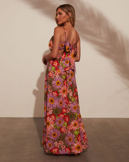 Amrita Floral Print Maxi Dress