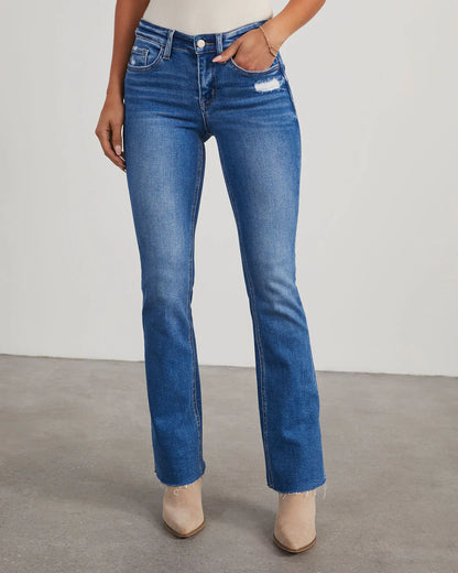 Kristi Mid Rise Bootcut Jeans