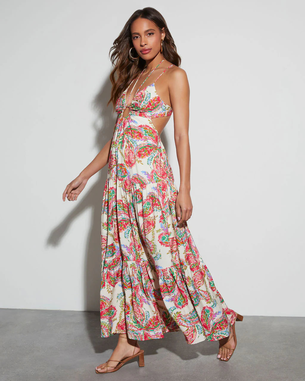 Luciana Paisley Maxi Dress