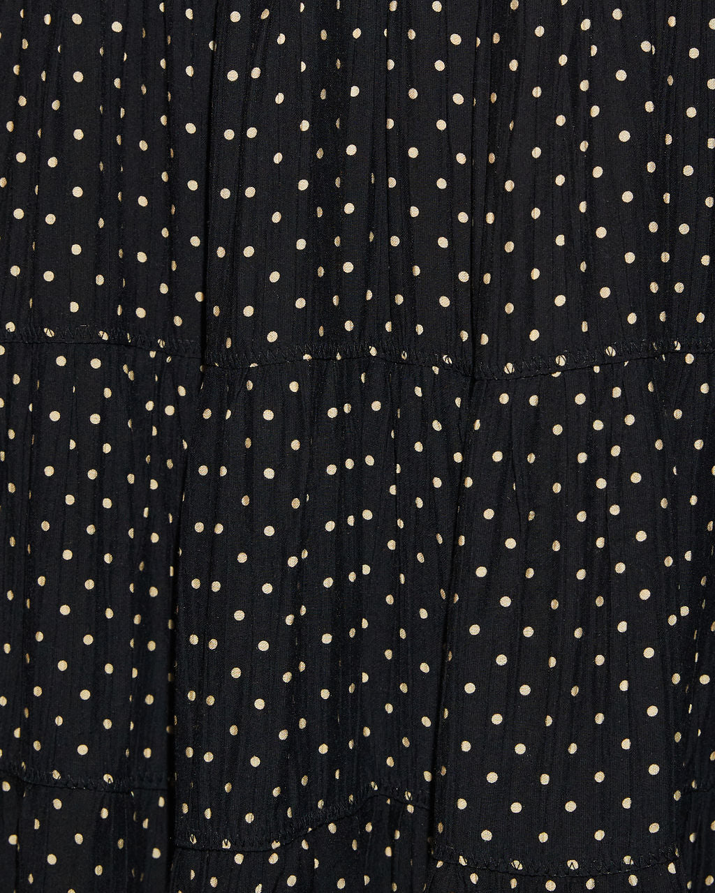 Quinley Tiered Polka Dot Midi Skirt