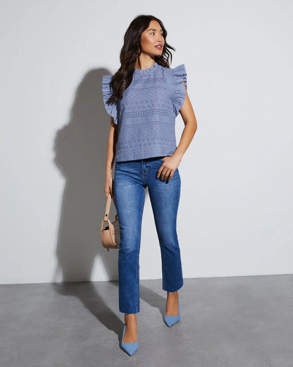 Adina Statement Sleeve Blouse