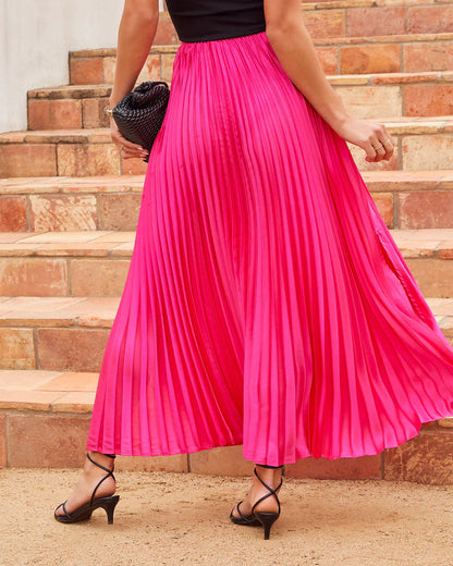 Antonella Midi Pleated Skirt