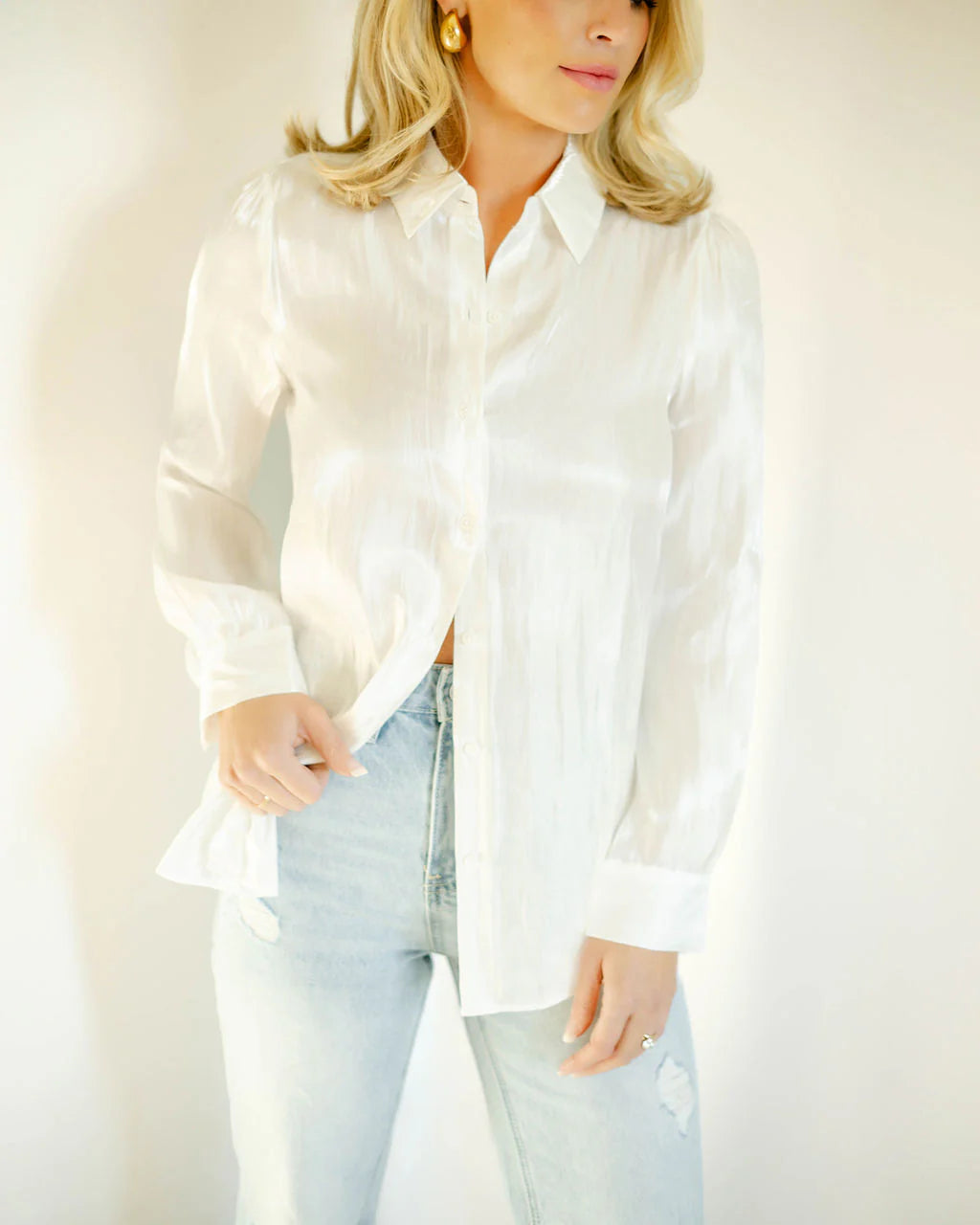 Laura Button Down Blouse