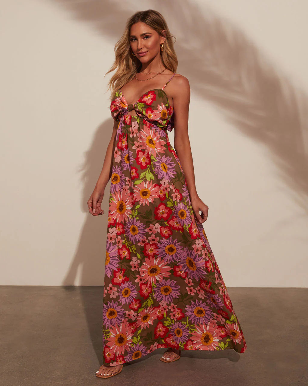 Amrita Floral Print Maxi Dress