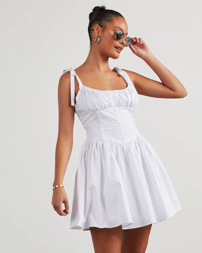 Arya Corset Flare Mini Dress