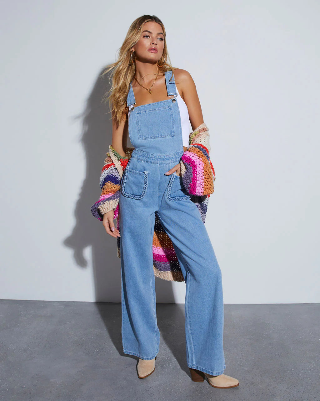 Merissa Wide Leg Overalls