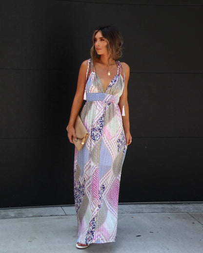 Nerissa Printed Maxi Dress