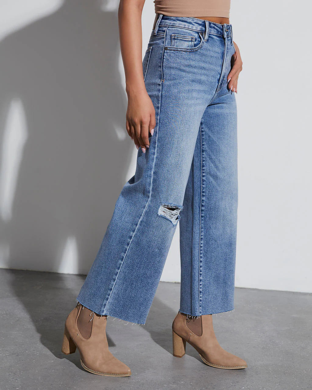 San Gabriel High Rise Wide Leg Jeans