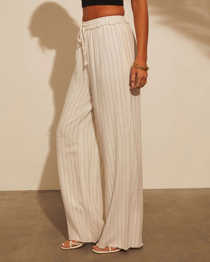 Lucienne Striped Straight Leg Pants