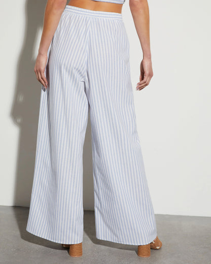 Cherie Wide Leg Striped Pants