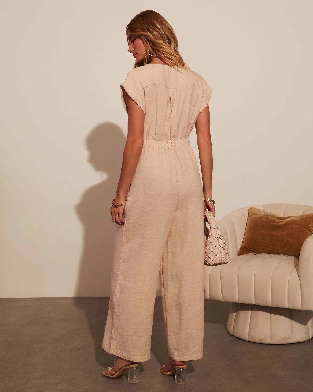 Sangria Sway Wide Leg Jumpsuit