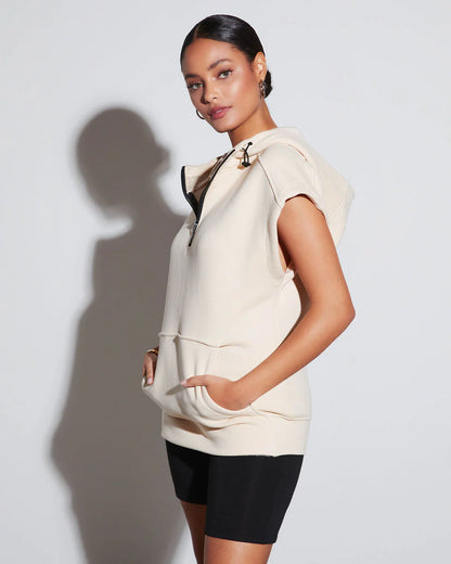 Serena Half Zip Hooded Sweatshirt