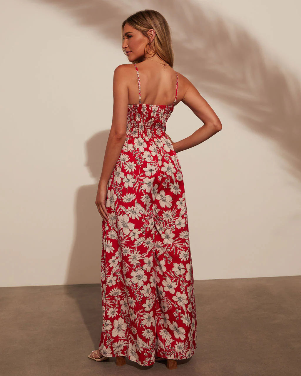 Willa Floral Print Wide Leg Jumpsuit