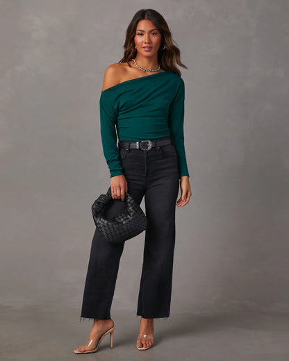 Karina Asymmetrical Crop Top